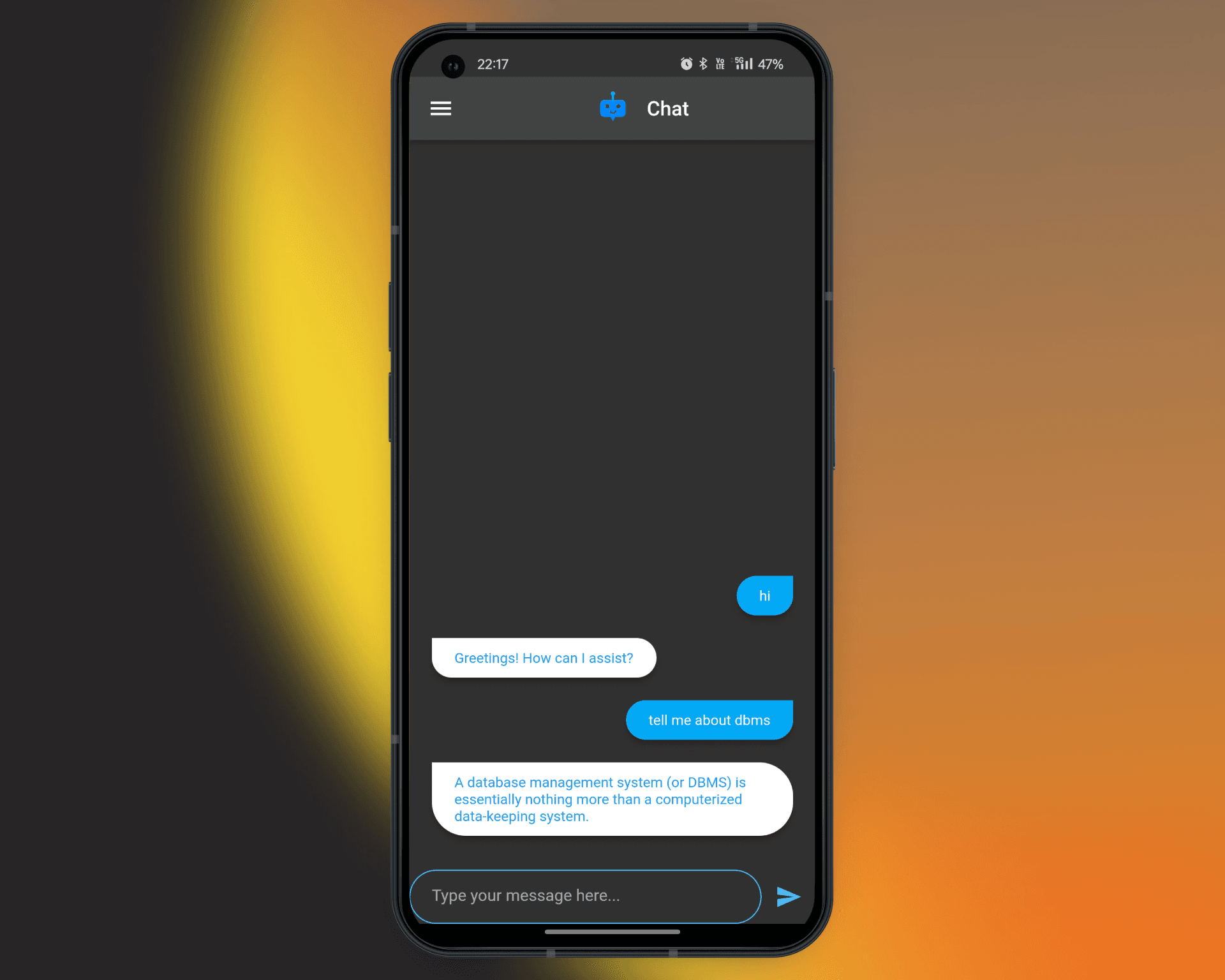 DBMS Chatbot
